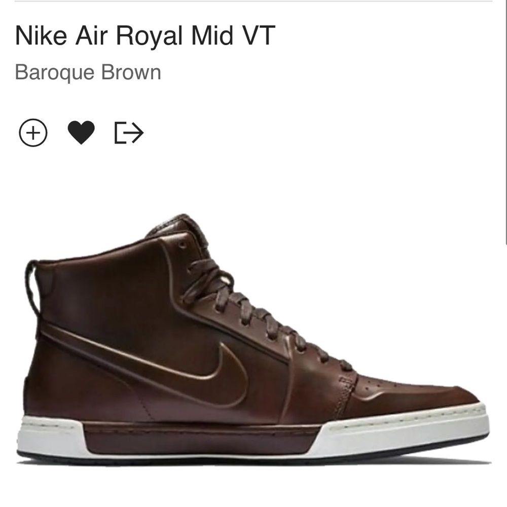 Nike Air Royal Mid VT Baroque Brown men’s size 9